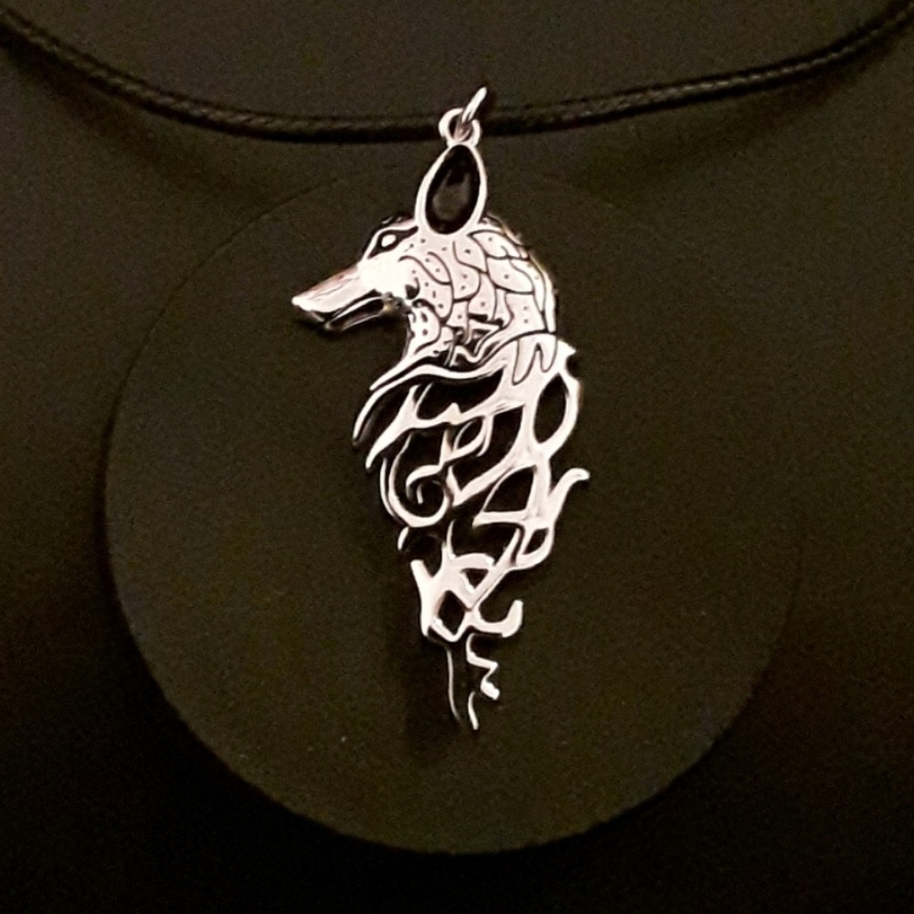 NEW S925 Wolf  Tribe Viking Pendant